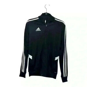 Adidas Trio Black Zip Track Jacket, S